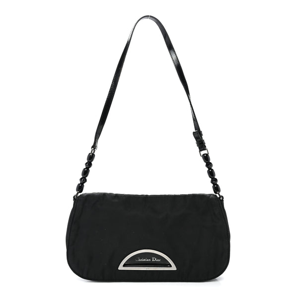 Christian Dior Nylon Malice Shoulder Bag Black 1888995 – FASHIONPHILE