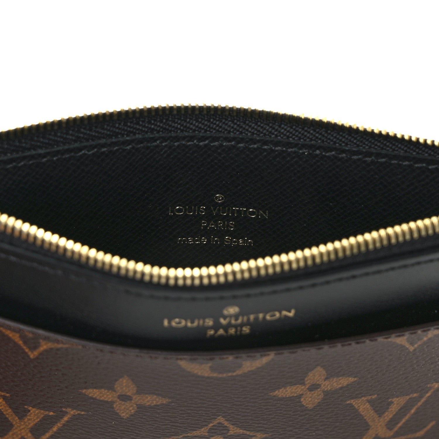 Louis Vuitton Monogram Slim Purse Black 6 of 9