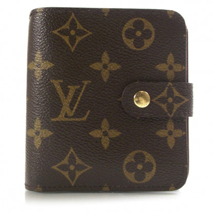 Louis Vuitton Monogram Compact Zippe Zipped Wallet 1 of 8