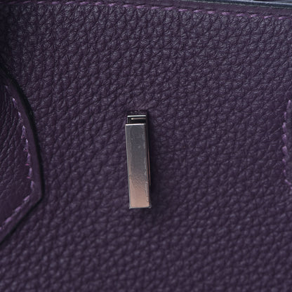 Hermes Togo Birkin 25 Raisin 29 of 34