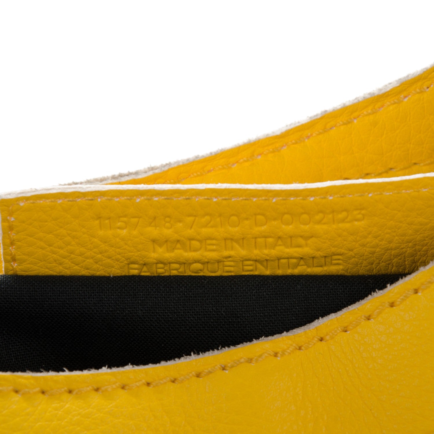 Balenciaga Supple Grained Calfskin Classic Silver Hardware Highlight City Jaune Soleil 7 of 8