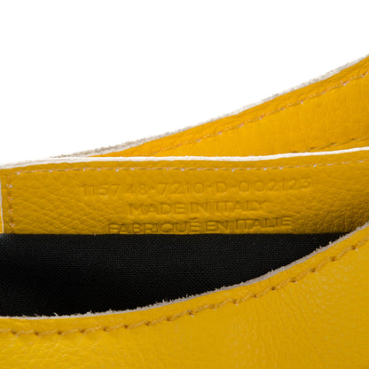 Balenciaga Supple Grained Calfskin Classic Silver Hardware Highlight City Jaune Soleil 7 of 8