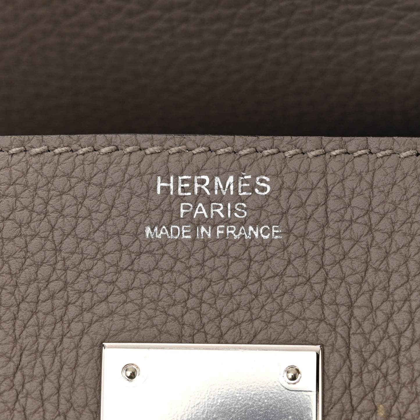 Togo BIRKIN 30 Gris Asphalte