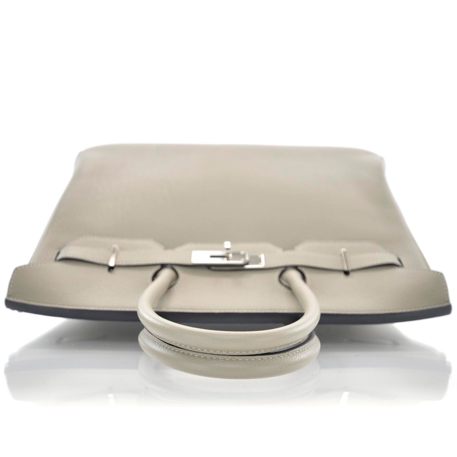Hermes Togo Birkin 35 Gris Tourterelle 6 of 11