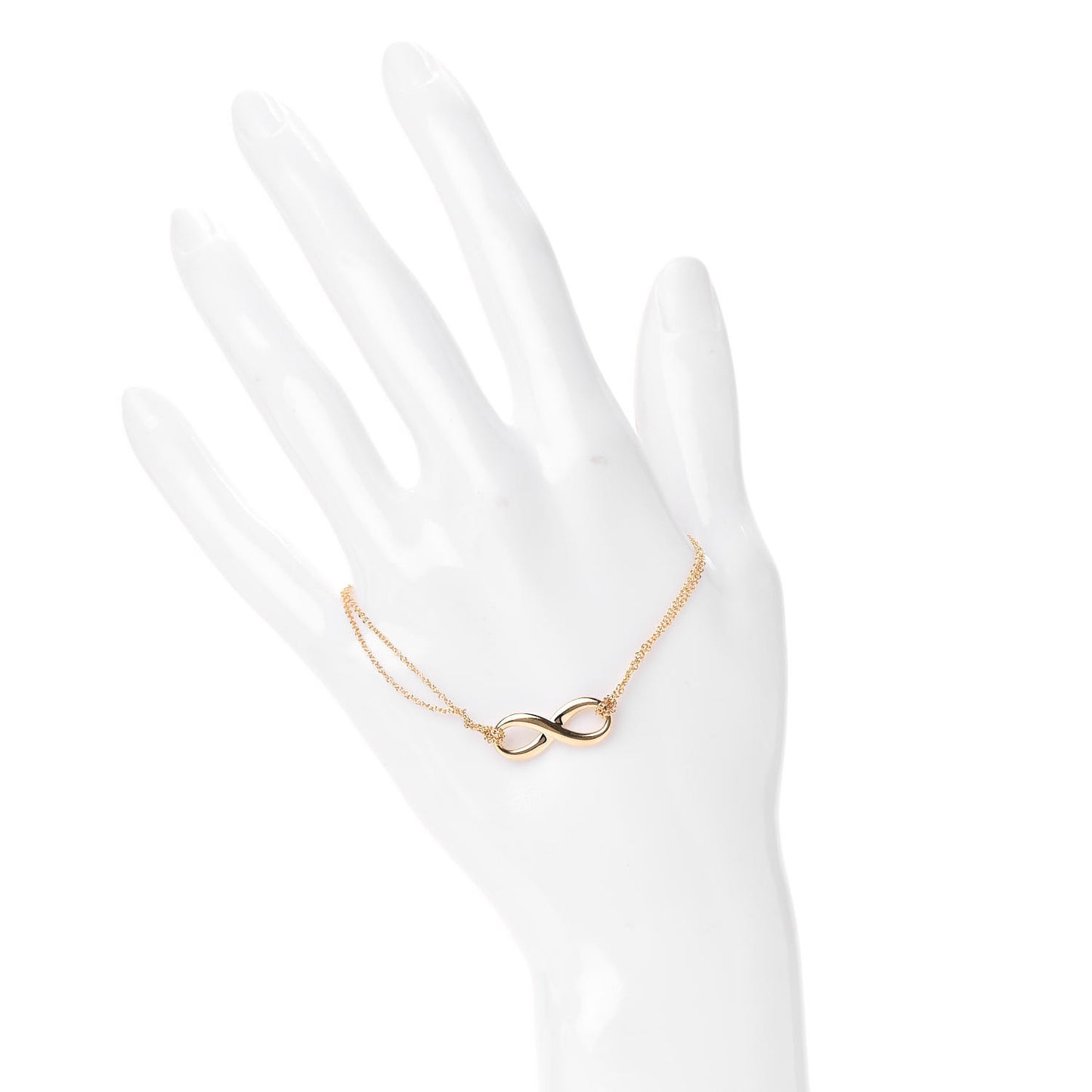 18K Rose Gold Infinity Bracelet