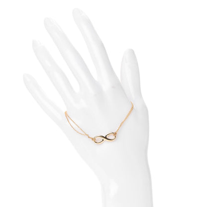 Tiffany 18K Rose Gold Infinity Bracelet 2 of 6