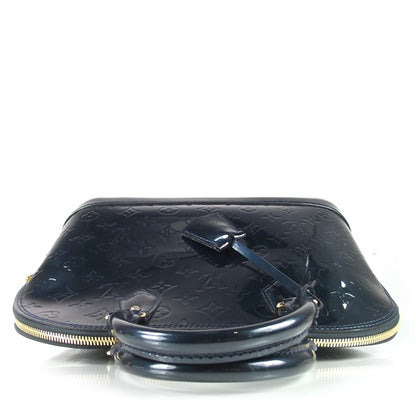 Louis Vuitton Vernis Alma PM Blue Nuit 5 of 9