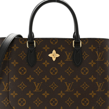 Louis Vuitton Monogram Flower Tote Black 8 of 11