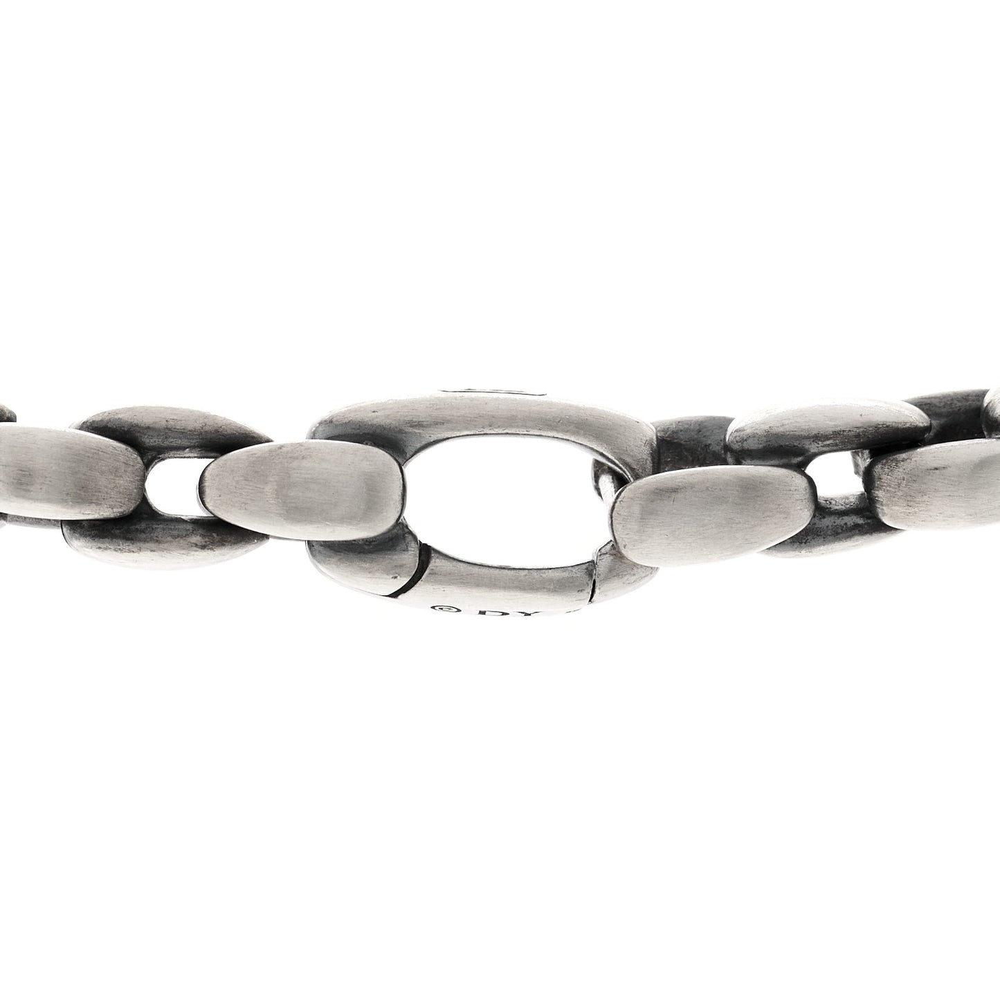 Sterling Silver 6.5mm Streamline Elongated Chain Necklace