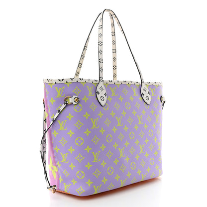 Louis Vuitton Monogram Giant Neverfull MM Pink Lilac 4 of 12