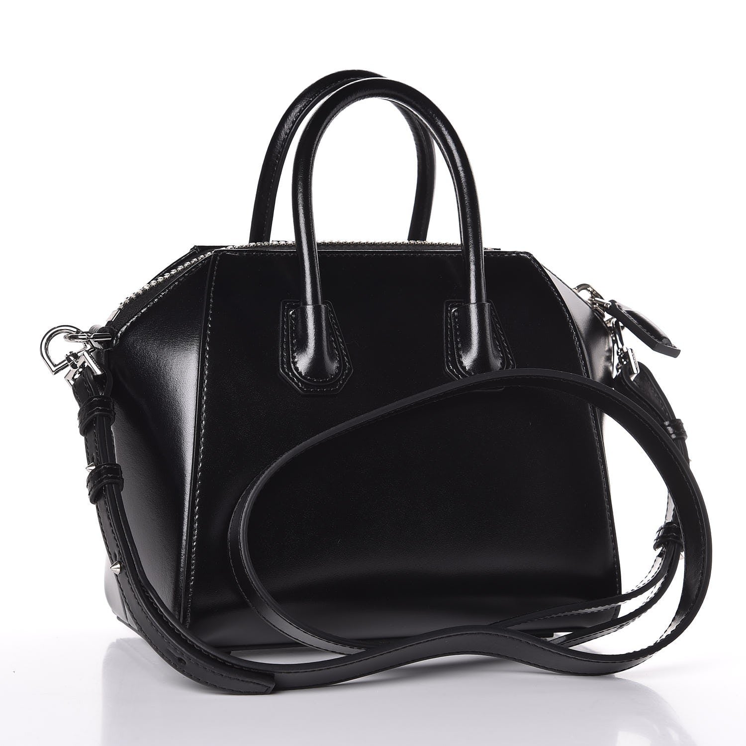 Givenchy Shiny Lord Calfskin Mini Antigona Black 4 of 8