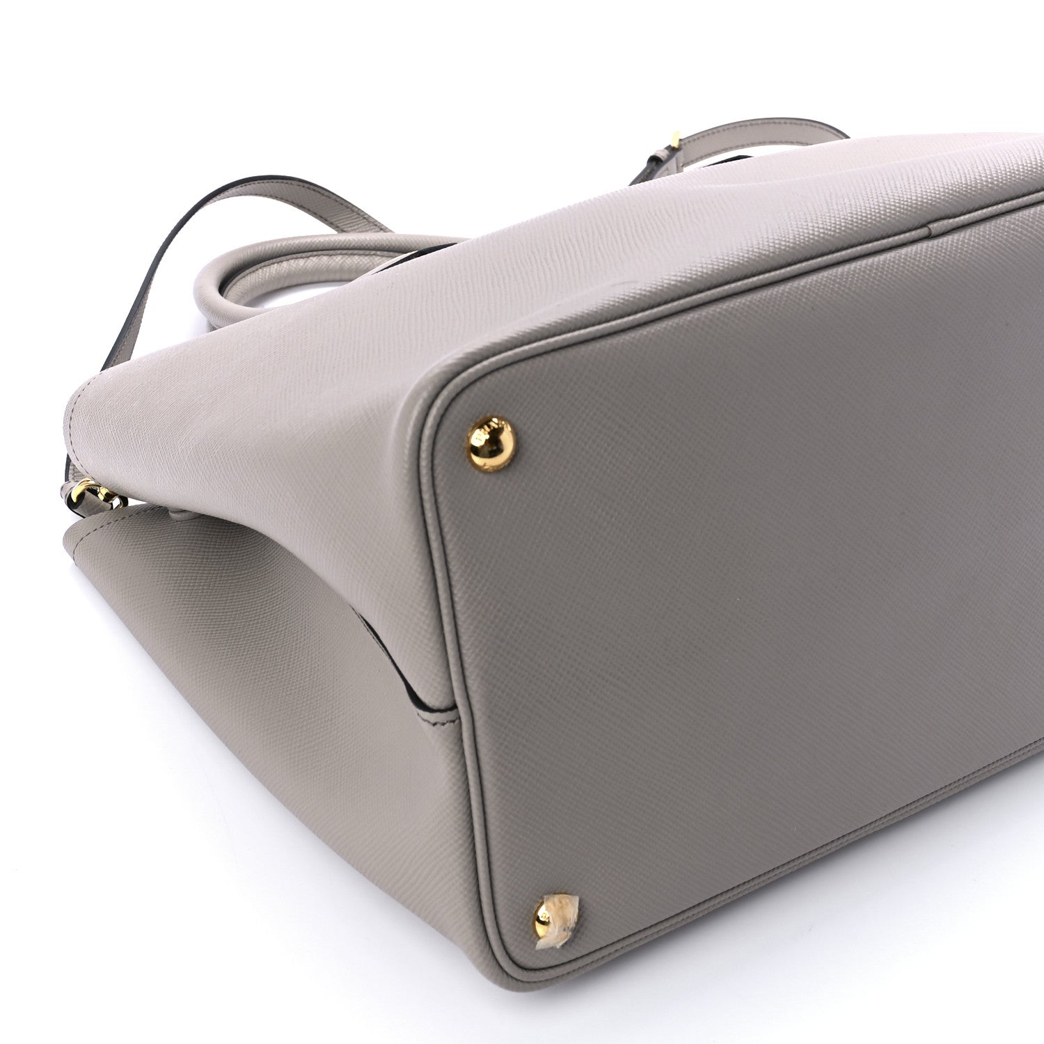 Prada Saffiano Cuir Medium Double Bag Argilla 12 of 13