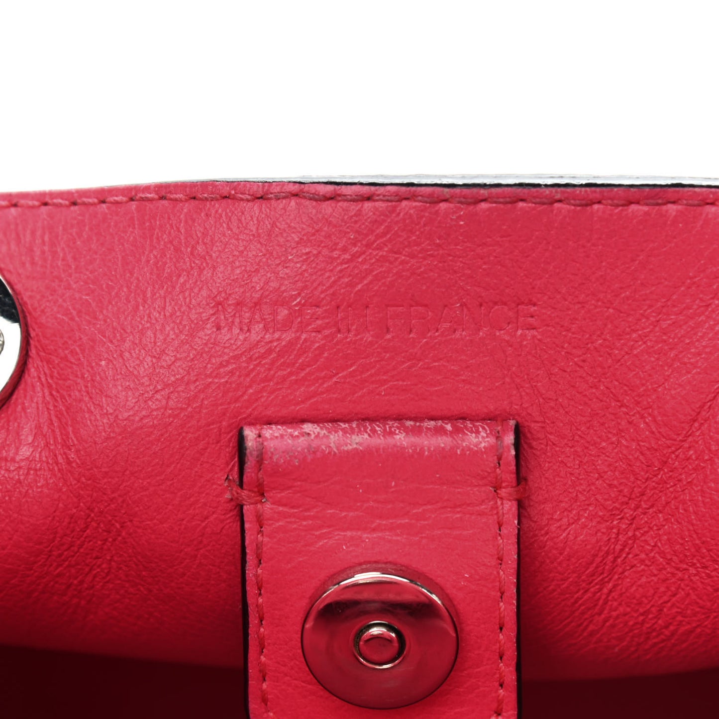 Bullcalf Small Diorissimo Tote Navy Fuchsia