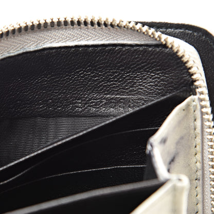 Balenciaga Veau Marbre Zip Around Wallet Blanc Marbre Black 7 of 9