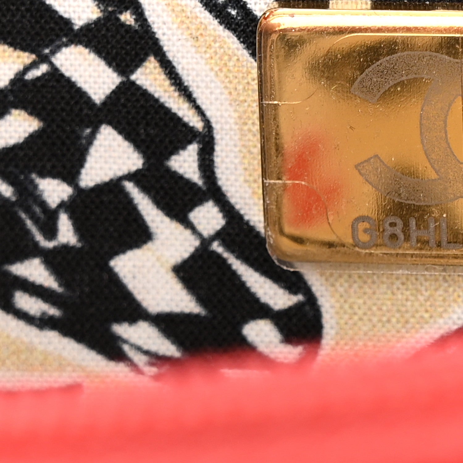 Chanel Caviar Quilted Textured CC Wallet On Chain WOC Coral 8 of 13