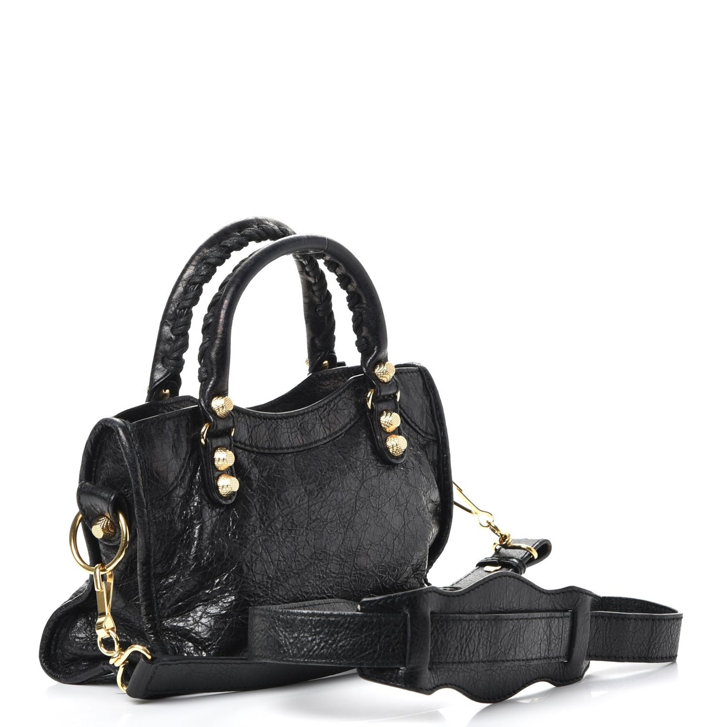 Agneau Giant 12 Gold Hardware Mini City Black