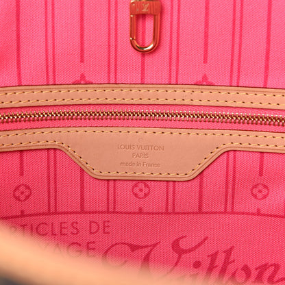 Louis Vuitton Monogram Roses Neverfull MM 6 of 12
