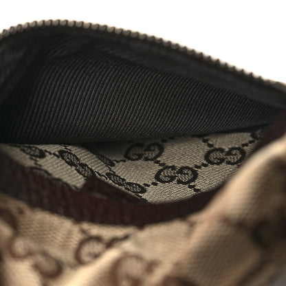 Gucci GG Monogram Double Pocket Belt Bag Dark Brown 7 of 12