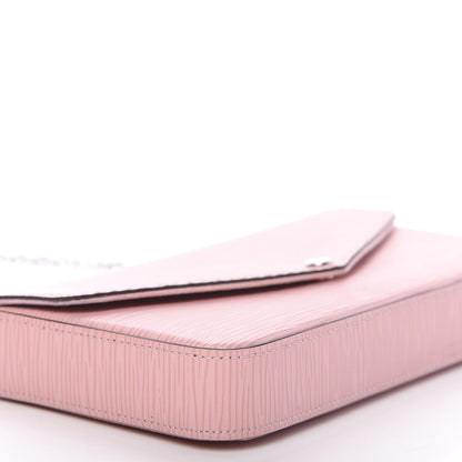 Louis Vuitton Epi Pochette Felicie Rose Ballerine 6 of 12