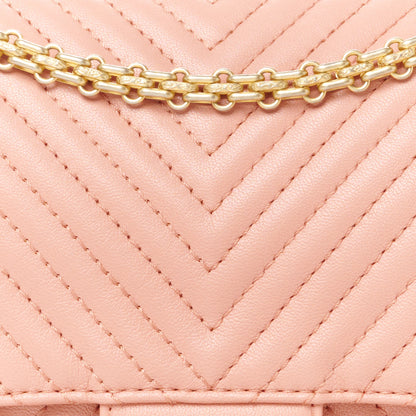 Chanel Sheepskin Chevron Quilted 2.55 Reissue 226 Flap Light Pink 9 of 11