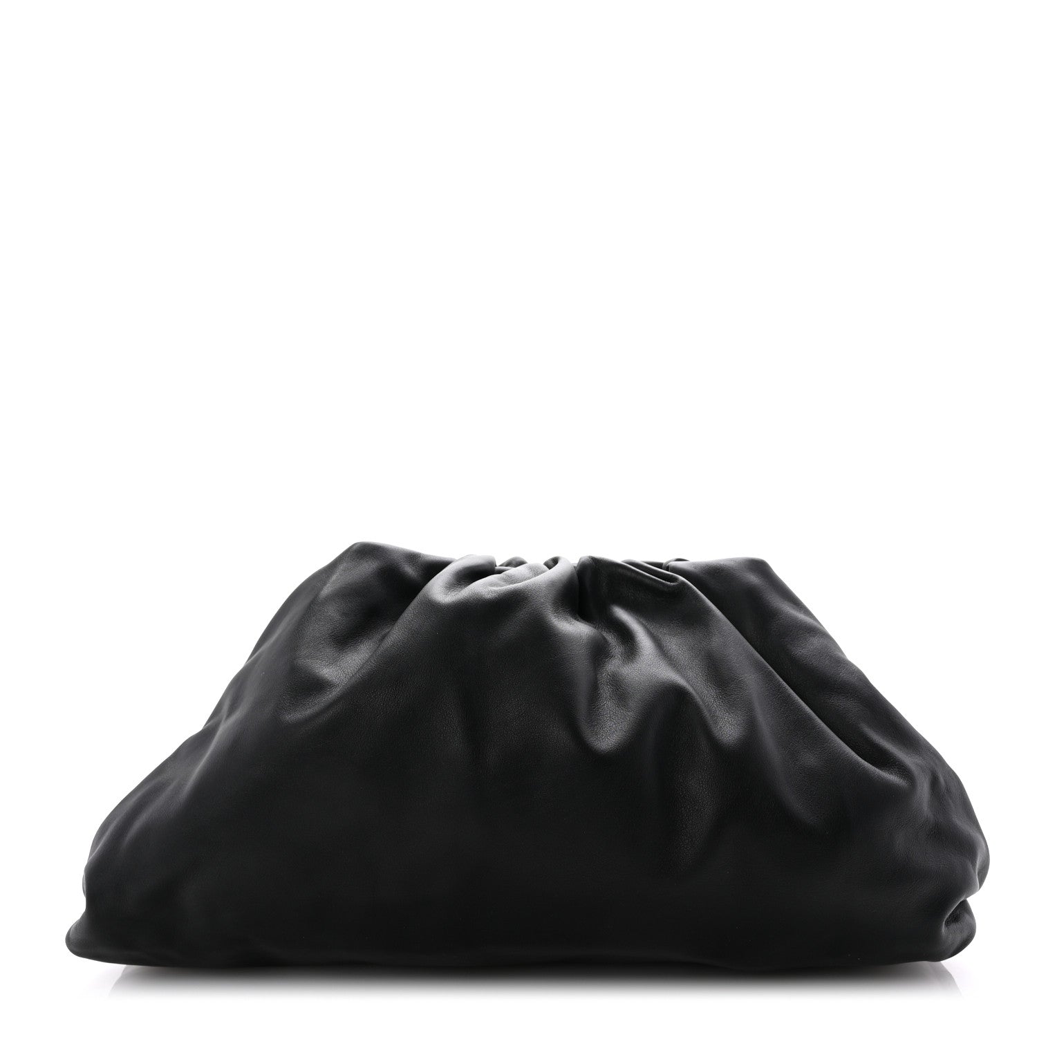 Bottega Veneta Smooth Butter Calf The Pouch Oversized Clutch Black 1 of 10