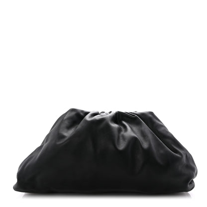 Bottega Veneta Smooth Butter Calf The Pouch Oversized Clutch Black 1 of 10