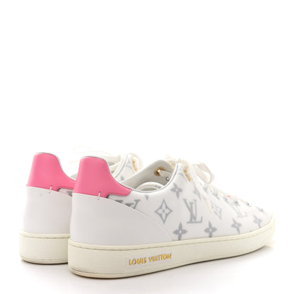 Louis Vuitton Technical Fabric Calfskin Monogram Frontrow Sneakers 39.5 Pink 4 of 9