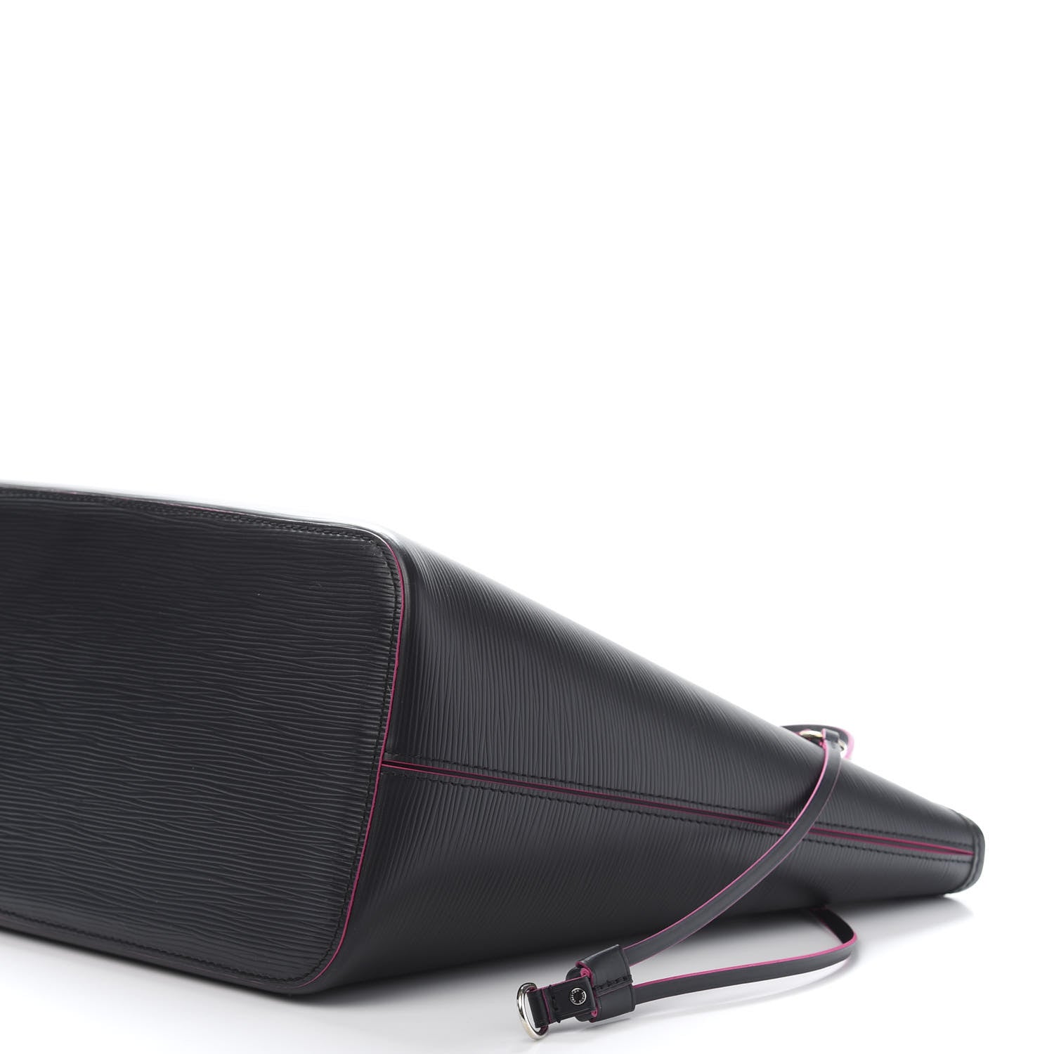 Louis Vuitton Epi Neverfull MM Black Hot Pink 9 of 12