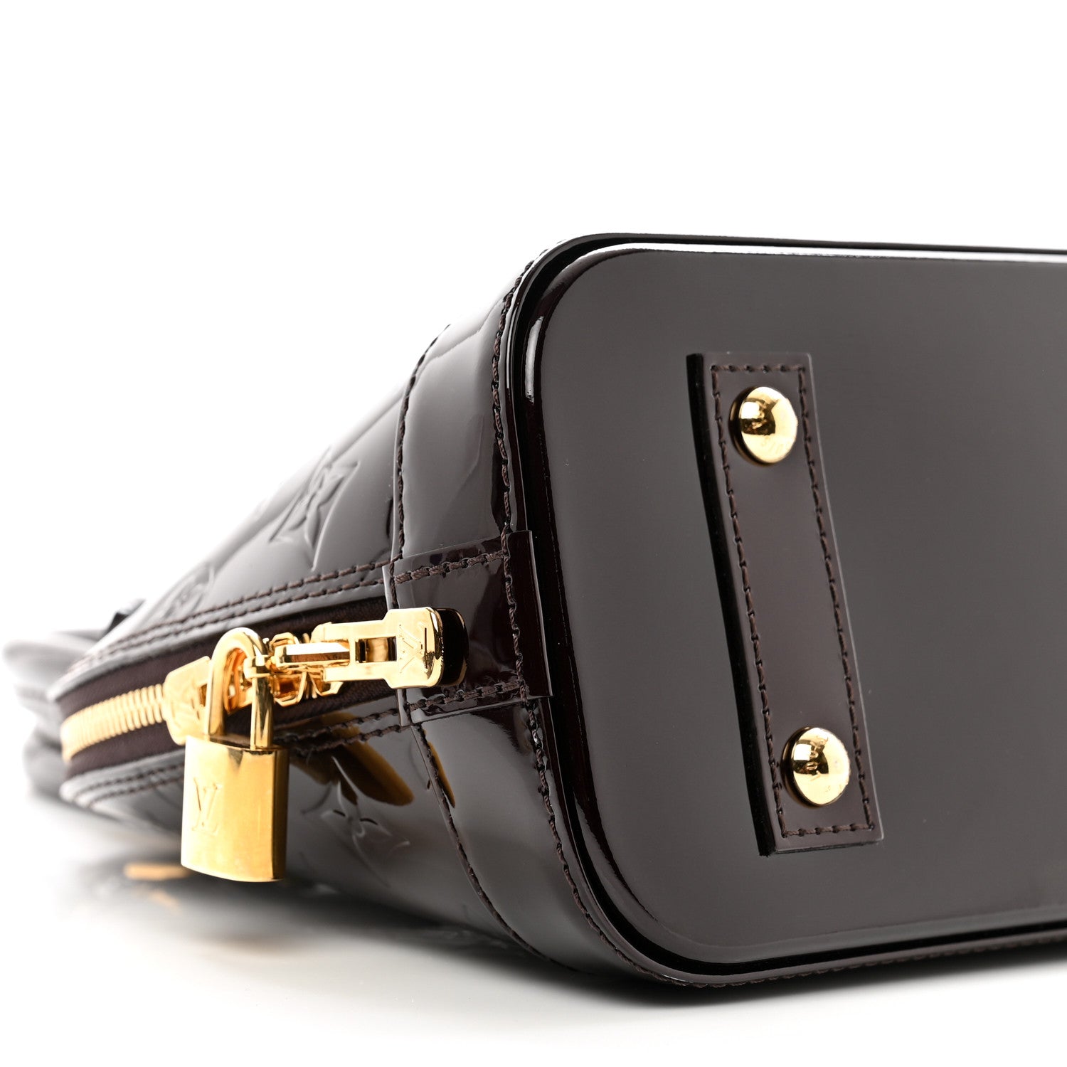 Louis Vuitton Vernis Alma BB Amarante 8 of 9