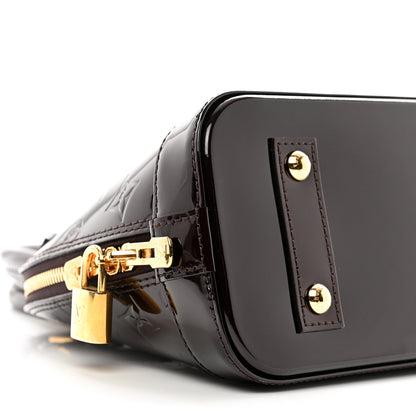 Louis Vuitton Vernis Alma BB Amarante 8 of 9
