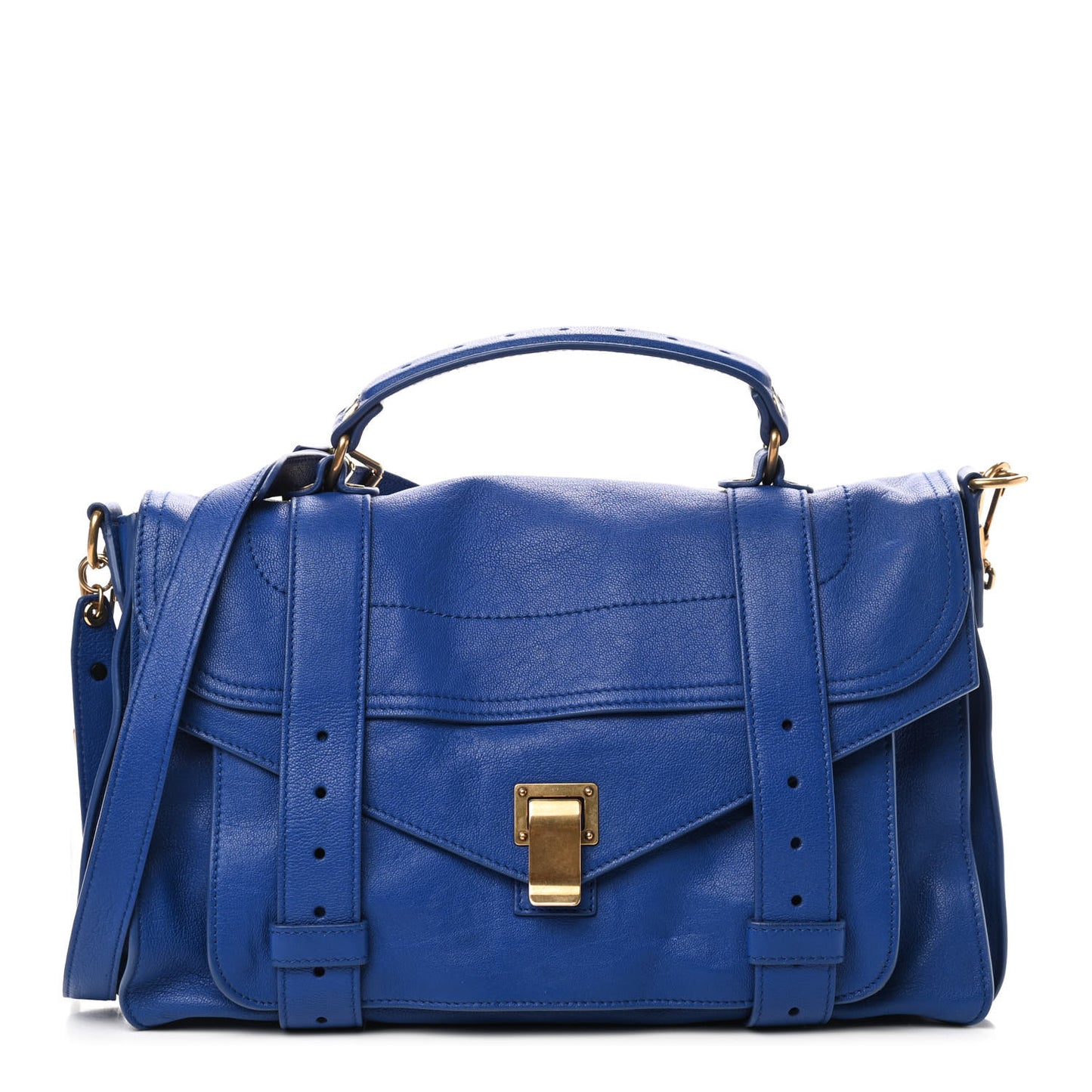 Lambskin Medium PS1 Satchel Royal Blue