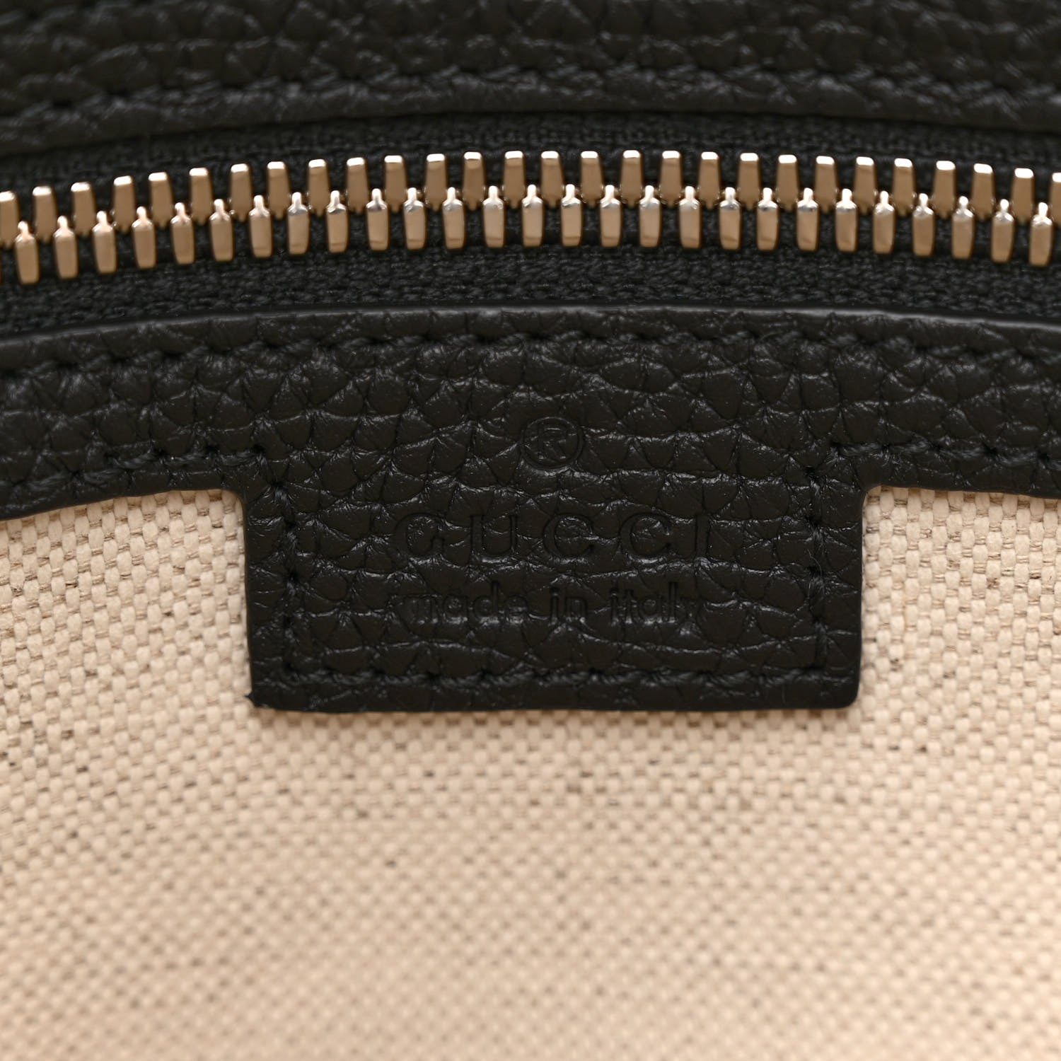 Gucci Piuma Calfskin Jumbo GG Embossed Medium Tote Bag Black 5 of 11