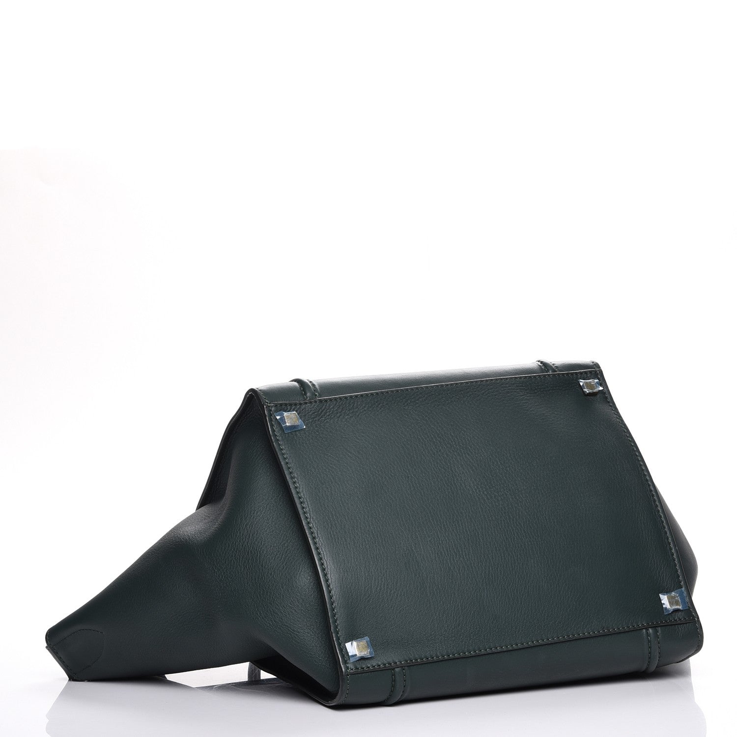 Celine Supple Calfskin Medium Phantom Luggage Bottle Green 4 of 8