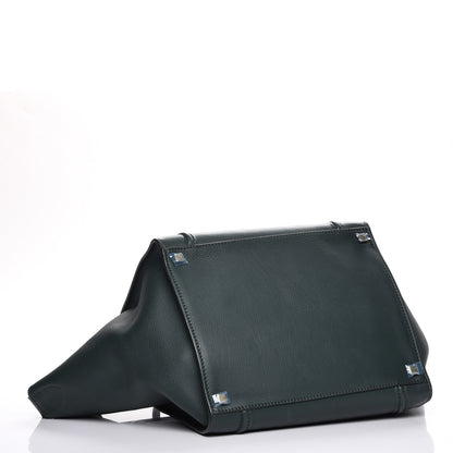 Celine Supple Calfskin Medium Phantom Luggage Bottle Green 4 of 8