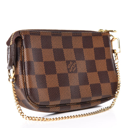 Louis Vuitton Damier Ebene Mini Pochette Accessories 3 of 9