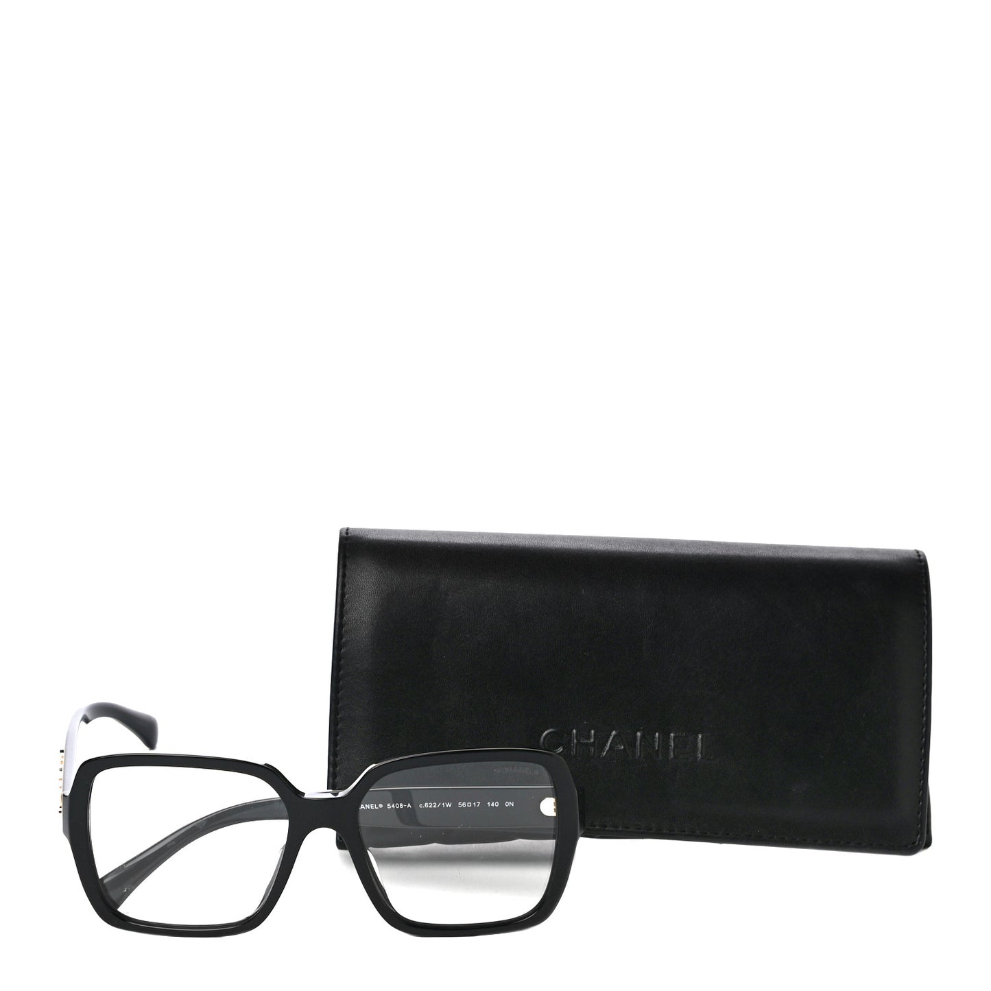 Acetate Square Sunglasses 5408 Black