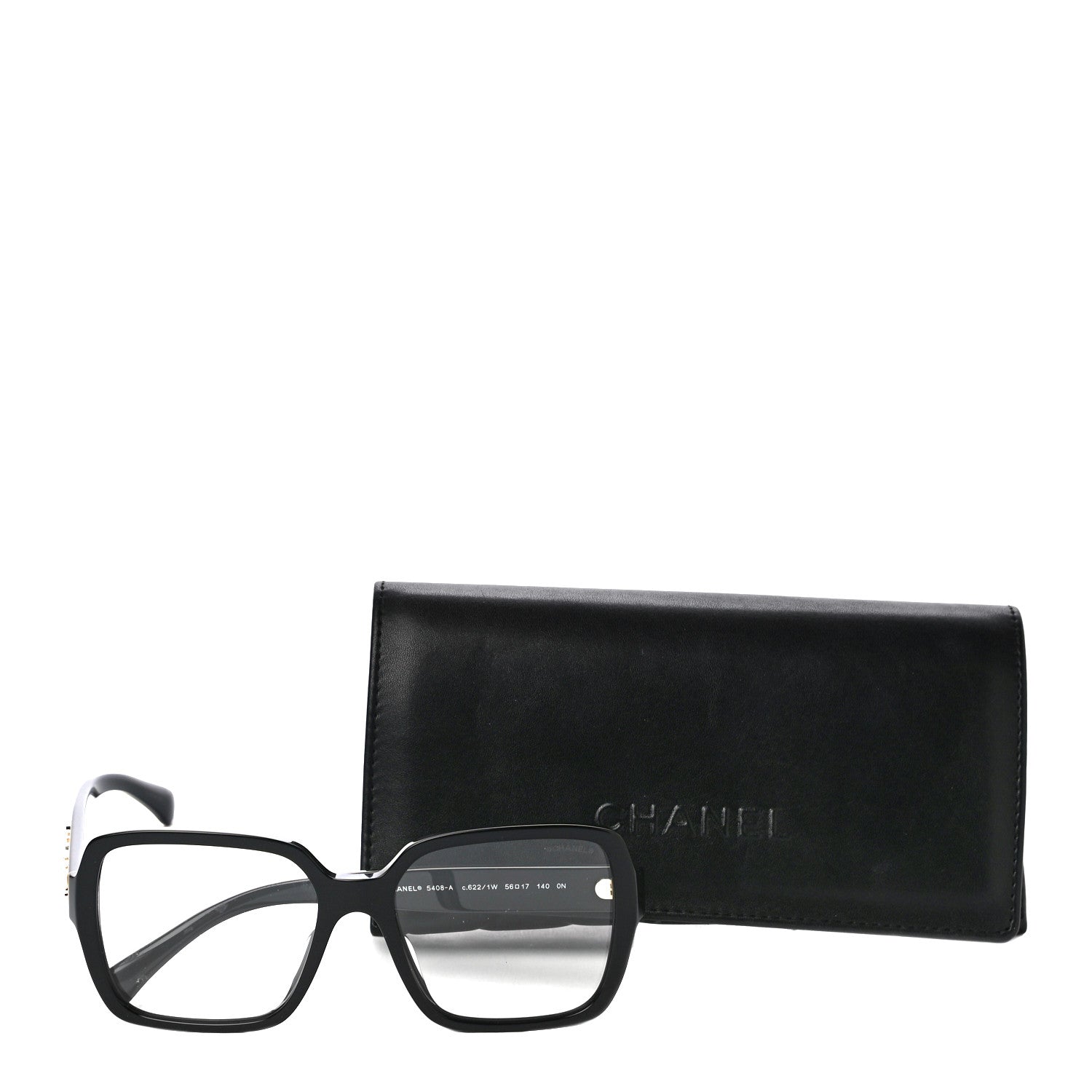 Chanel Acetate Square Sunglasses 5408 Black 11 of 11