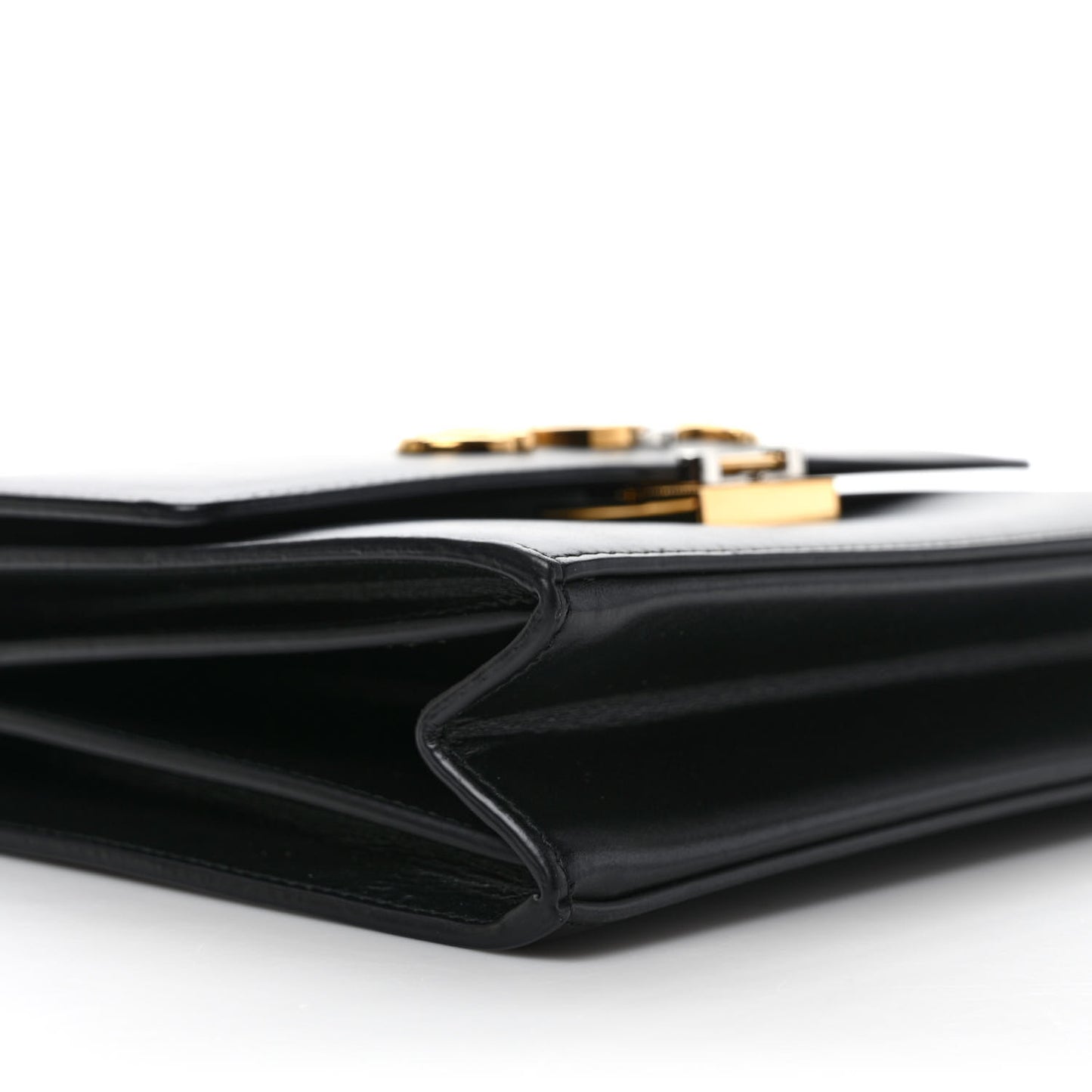 Smooth Calfskin Small Zumi Shoulder Bag Black