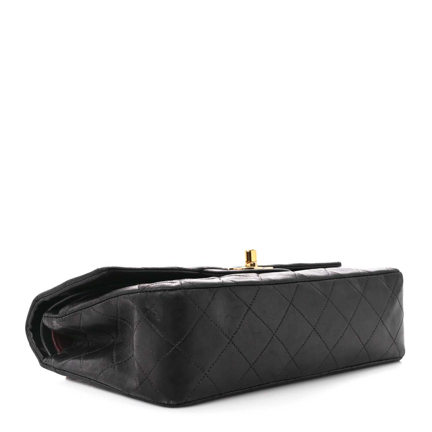 Chanel Lambskin Quilted Small Double Flap Black 4 of 13