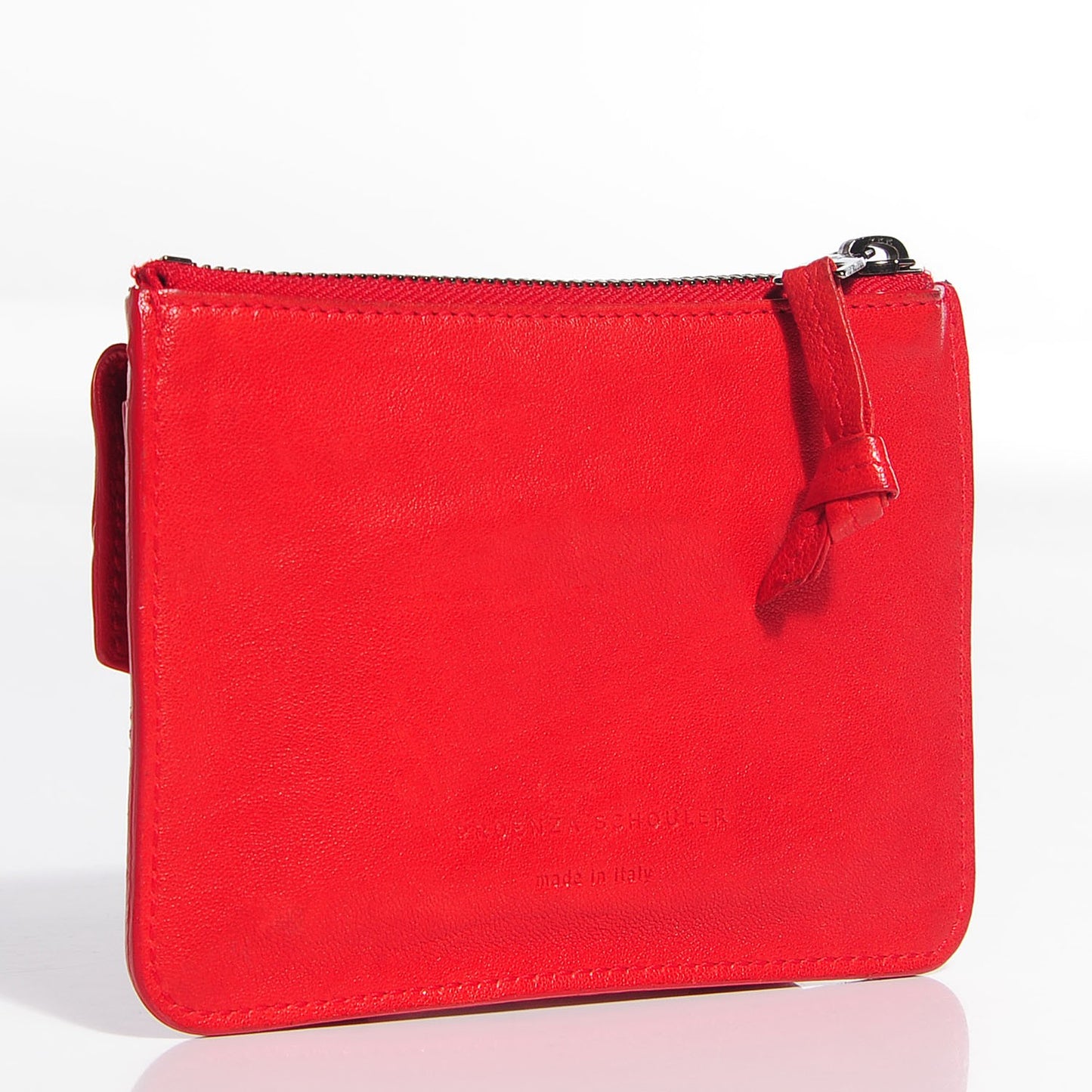 Lambskin Small PS1 Zip Case Red