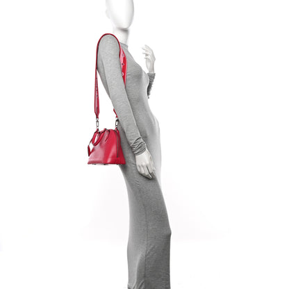 Louis Vuitton Epi Jacquard Alma BB Rose Pondicherry 2 of 10