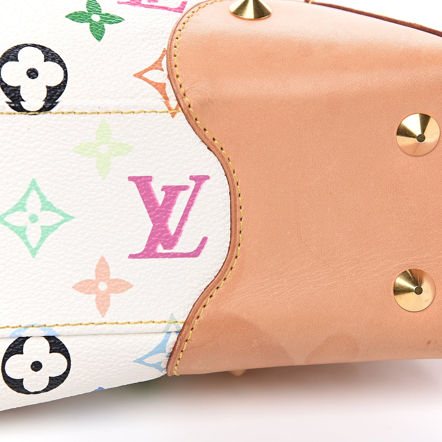 Monogram Multicolor Judy MM White