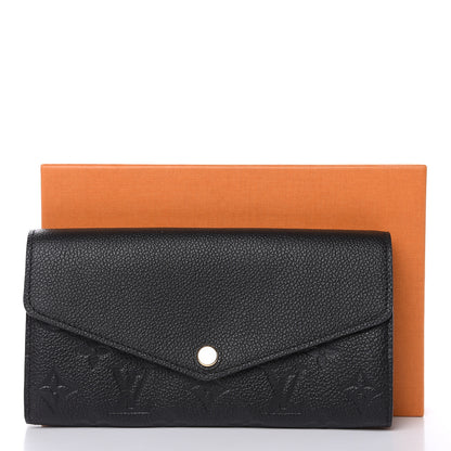 Louis Vuitton Empreinte Sarah Wallet NM Black 8 of 8