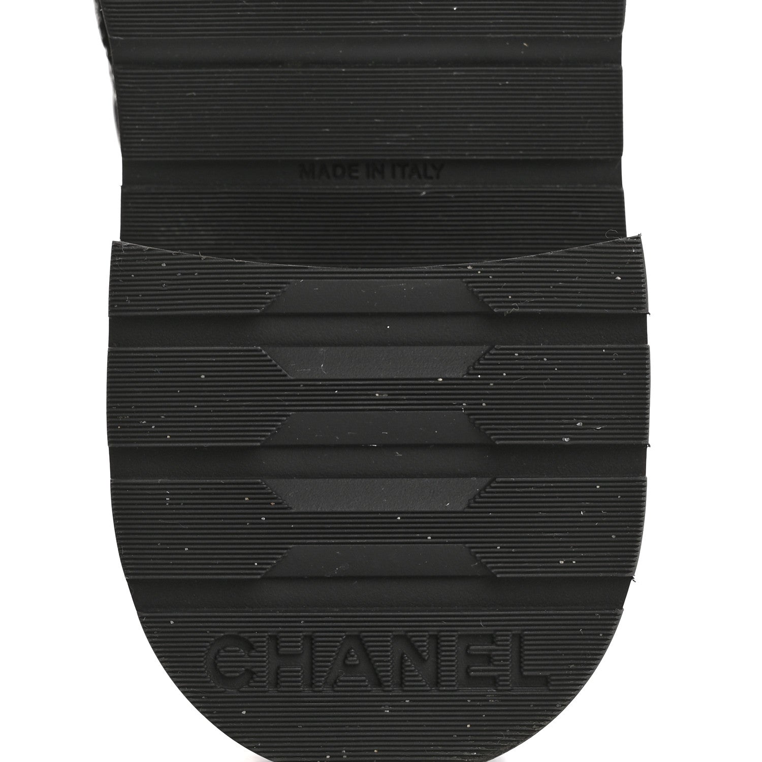 Chanel Shiny Goatskin Calfskin Quilted Lace Up Combat Boots 36.5 Black 8 of 9