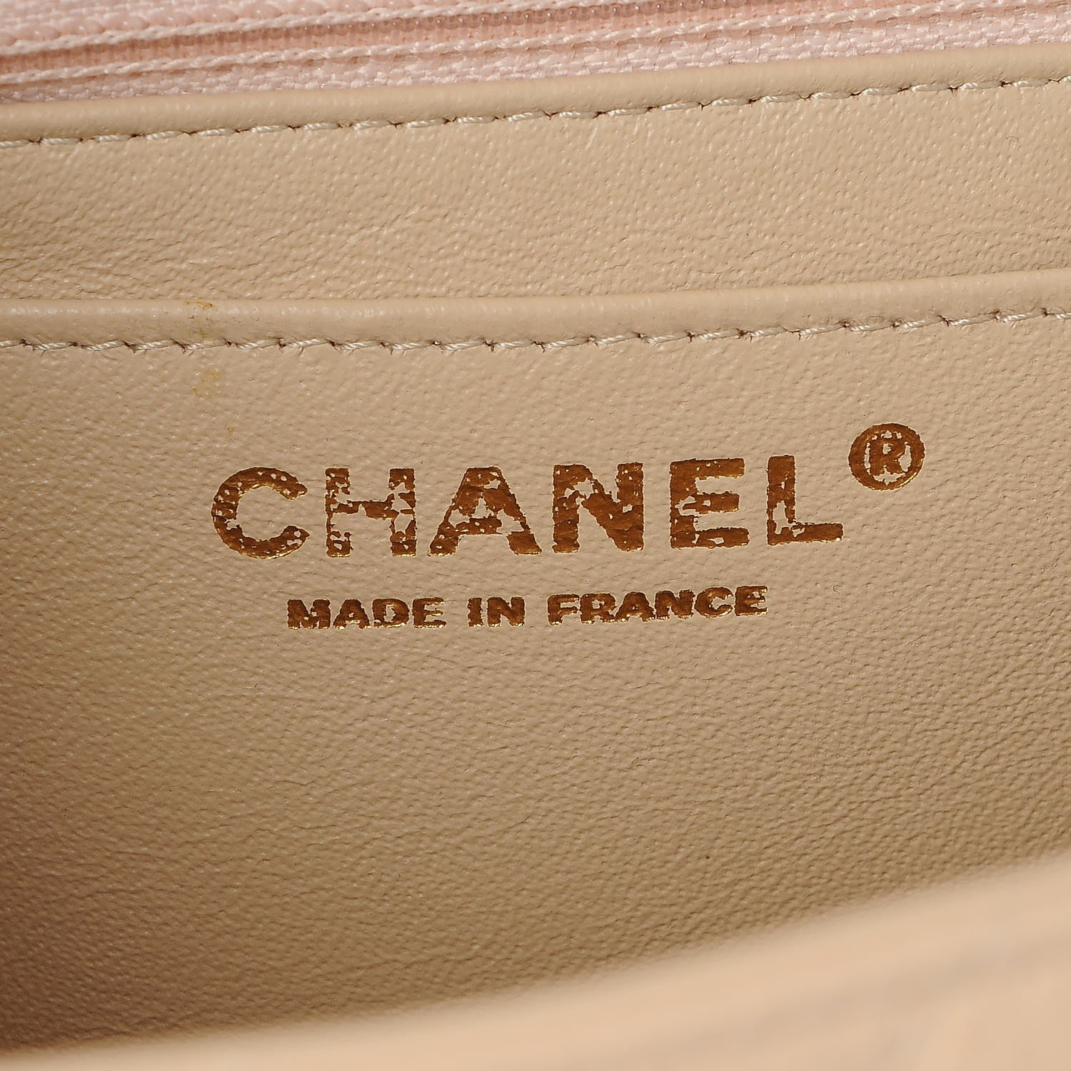 Chanel Caviar Quilted Jumbo Single Flap Beige Clair 7 of 8