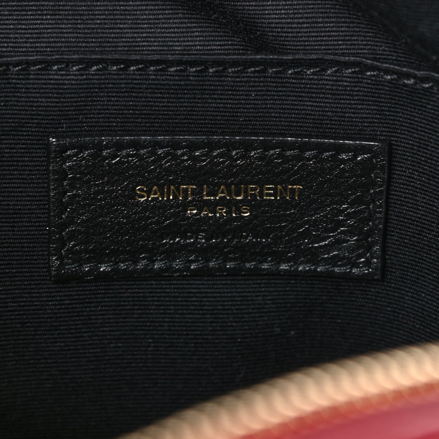 Saint Laurent Calfskin Matelasse Monogram Lou Camera Bag Red 6 of 10