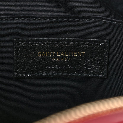Saint Laurent Calfskin Matelasse Monogram Lou Camera Bag Red 6 of 10
