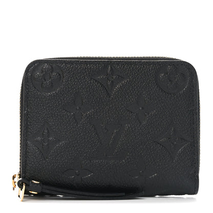 Louis Vuitton Empreinte Zippy Coin Purse Black 1 of 7