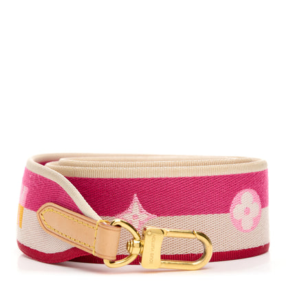 Louis Vuitton Jacquard Speedy Bandouliere 20 Shoulder Strap Fuchsia 1 of 3