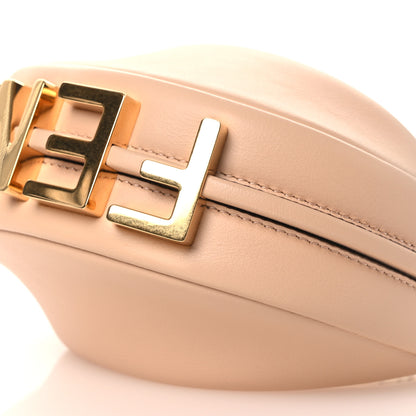 Fendi Vitello Grace Matte Nano Fendigraphy Hobo Charm Light Rose 10 of 10